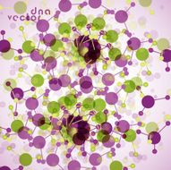 Molecule background colorful illustration N63