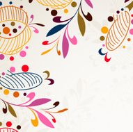 Floral abstract background N217