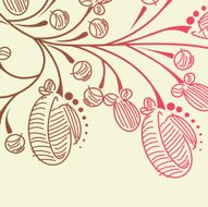 Floral abstract background N219
