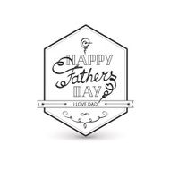Fathers day vintage lettering background N2