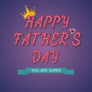 Happy Fathers Day hand drawn