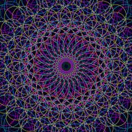 abstract color circle pattern background N6