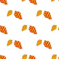 seamless pattern with autumn leaves 1