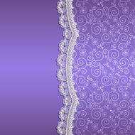 white lace with flowers and shade N2
