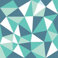 green tone low polygon pattern