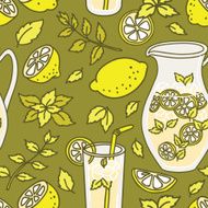 Pattern with lemonade