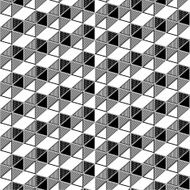 geometric triangle box illusion pattern seamless