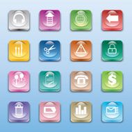 Crystal buttons