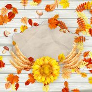 Colorful leaves background EPS 10 N7