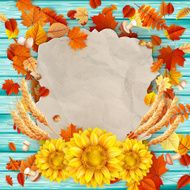 Colorful leaves background EPS 10 N10