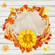 Colorful leaves background EPS 10 N14