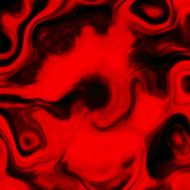 Seamless fractal pattern in shades of red and black