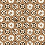 Chocolate Donut Background