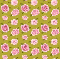 Seamless background with pink roses N2