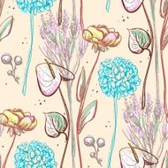 flowers pattern N19