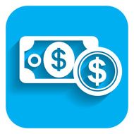 Dollar banknote and dollar sign N2