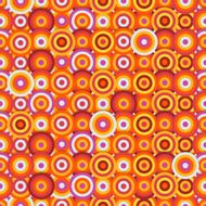 Seamless pattern of different circles