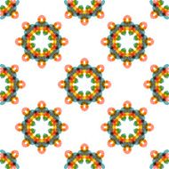 Seamless vector geometric abstract pattern Creative round shapes made of N74