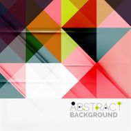 Abstract geometric background Modern overlapping triangles N324