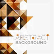 Abstract geometric background Modern overlapping triangles N326