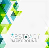 Abstract geometric background Modern overlapping triangles N332