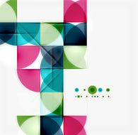 Semicircle triangle pattern N298