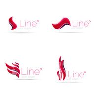 Abstract wave line icon N4