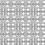 Barbarian Ornament Seamless Pattern N5