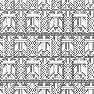 Barbarian Ornament Seamless Pattern N11