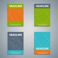 Pamplets for technical booklets posters and books