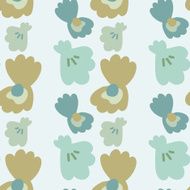 Pearl in the seashell seamless vector pattern N2