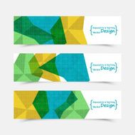 Geometric figures of different shapes on abstract background