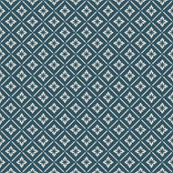 Seamless vintage worn out flower check pattern background