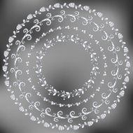 Four hand drawn frames on a blured background