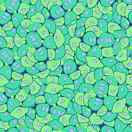 Seamless pattern tracery handmade natural mood N4