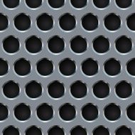 Seamless metal grill