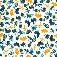 Egypt seamless pattern