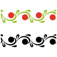 Seamless ornament in style Khokhloma Vector illustration N3