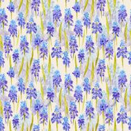 Vintage Watercolor Provence Pattern