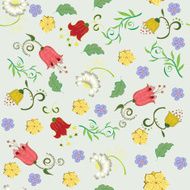 seamless flower pattern N41