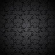black vintage pattern