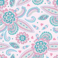 Doodle floral vector seamless N2