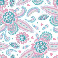 Doodle floral vector pattern N2