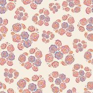 vector card with ornamental colorful heart seamless pattern N3