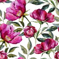 Watercolor floral pattern N37