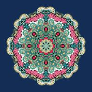 Circular Floral Ornament N8