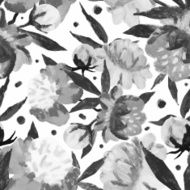 Watercolor floral pattern N41