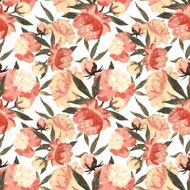 Watercolor floral pattern N42