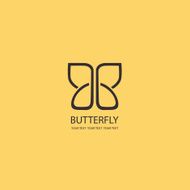 Sweet Butterfly Vector icons flat design set
