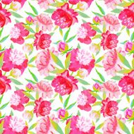 Watercolor floral pattern N45